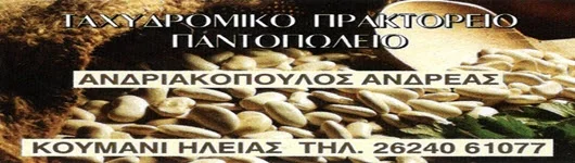 Παντοπωλείο & Ταχυδρομικό Πρακτορείο Αδριακόπουλου Ανδρέα